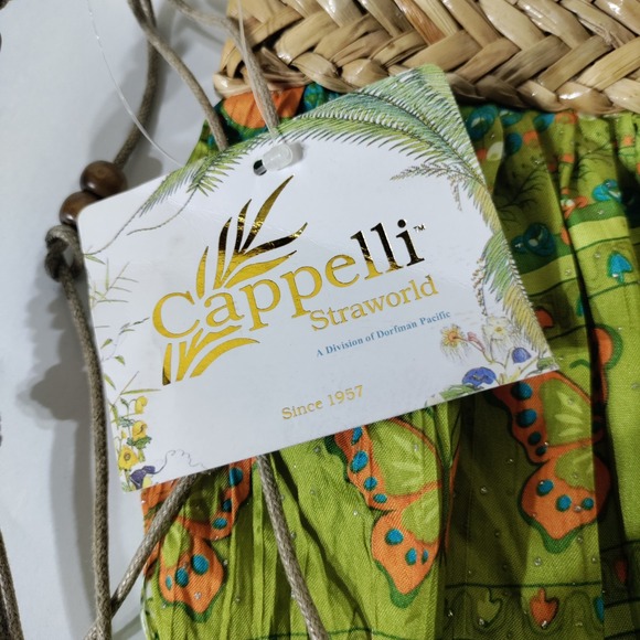 Cappelli Straworld bag Small Tropical Print New - Picture 5 of 9